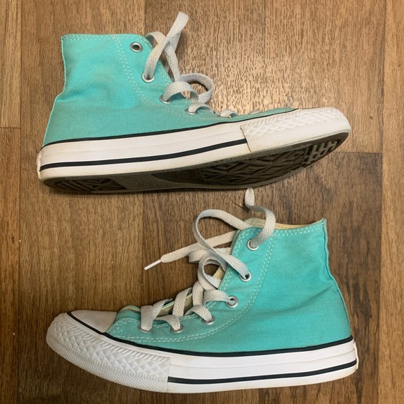 teal chuck taylors
